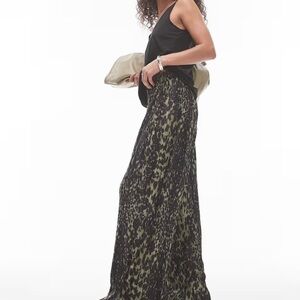 Leopard Print Boho Trousers